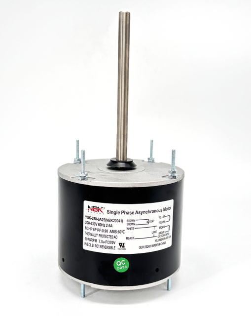 48 Frame Condenser Fan Motor - 250W-1075RPM 208-230V 60HZ
