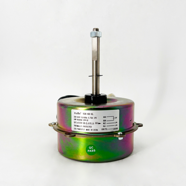 Outdoor Fan Motor YDK-68-6L 85W 50/60HZ 840RPM 208-230V with 3.0uF/370V Capacitor