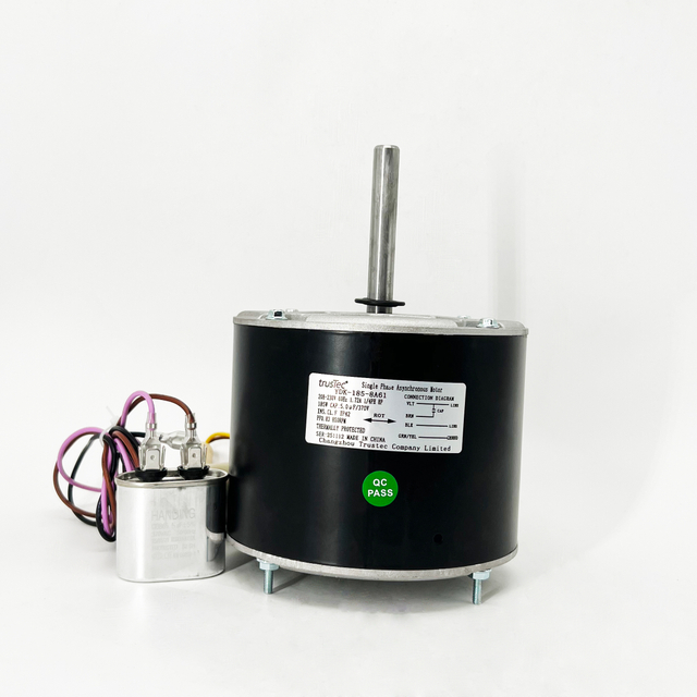 Condenser Fan Motor YDK-185-8A61 185W 60HZ 850RPM 208-230V with 5.0uF/370V Capacitor