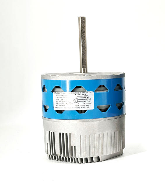 48 Frame ECM Motor For Fan and Blower - 250W 300-1050RPM 220-240V 50/60HZ