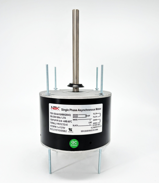 48 Frame Condenser Fan Motor - 1/5HP 1075RPM 208-230V 60HZ