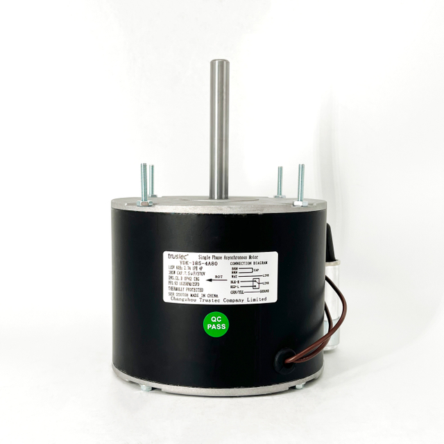 Condenser Fan Motor YDK-185-4A80-185W 1625RPM/2SPD 115V 60HZ