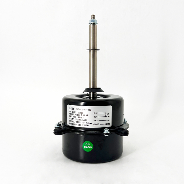Outdoor Fan Motor YDK94-35-6-70B2 70W 50/60HZ 900RPM 208-230V with 3.5uF/450V Capacitor