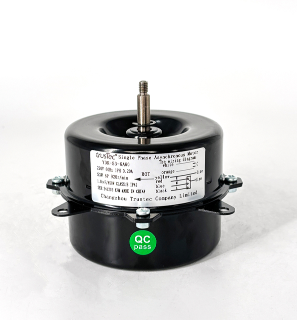 Condenser Fan Motor - 53W 220V 60HZ 920RPM/3SPD