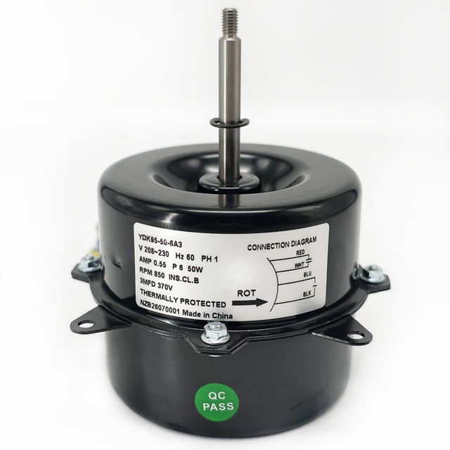 Condenser Fan Motor - 50W 208-230V 60HZ 850RPM 6P CW-LE Class B